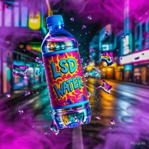 LSD Water (200µg per 10ml sip, 500ml bottle = 10,000µg total)