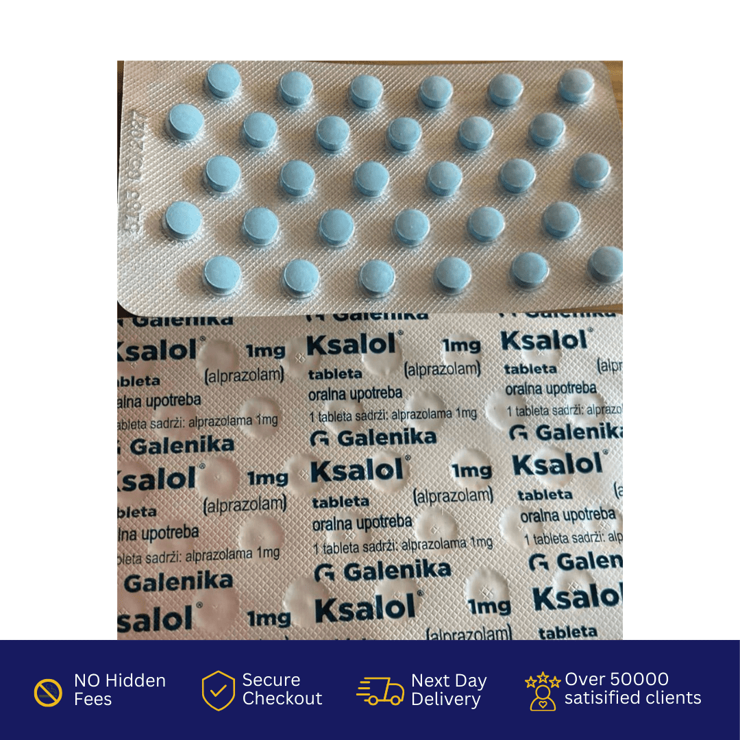 Buy Ksalol Xanax 1 MG (Alprazolam)