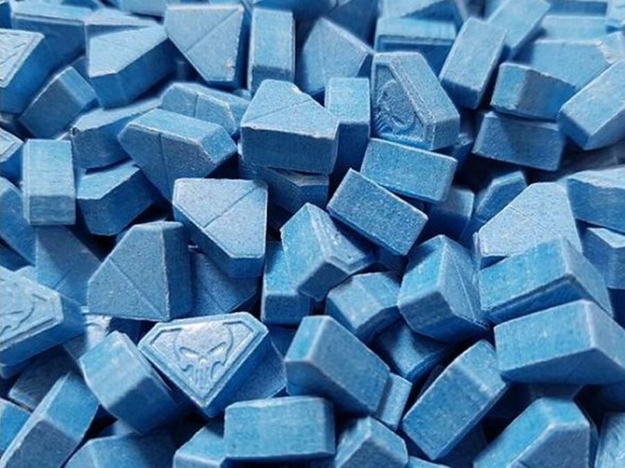 Blue Punisher 300mg MDMA Tablets