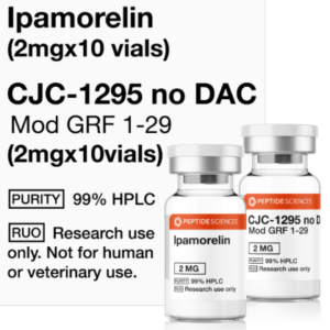 Ipamorelin (2mg x 10), CJC-1295 no DAC (2mg x 10)