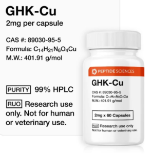 GHK-Cu (2mg x 60 Capsules) (Copper Tripeptide)