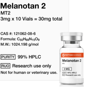 Melanotan 2 (MT2) (3mg x 10 Vials = 30mg)