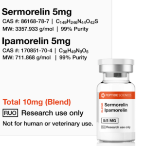 Sermorelin, Ipamorelin 10mg (Blend)