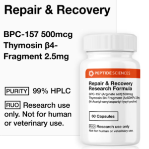 Repair and Recovery (60 Capsules) (Stable BPC-157 Arginate, Thymosin Beta-4 Fragment)