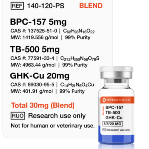 BPC-157, TB-500, GHK-Cu (Glow Blend)