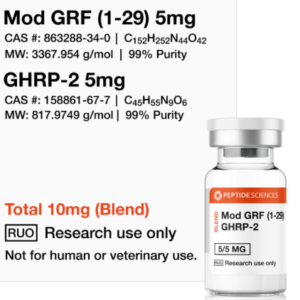 Mod GRF, GHRP-2 10mg (Blend)