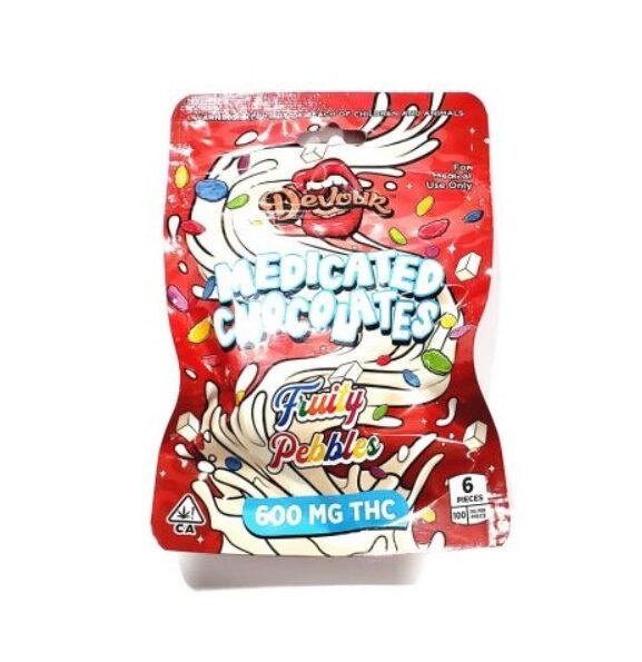 Devour Chocolate Bites 600MG THC